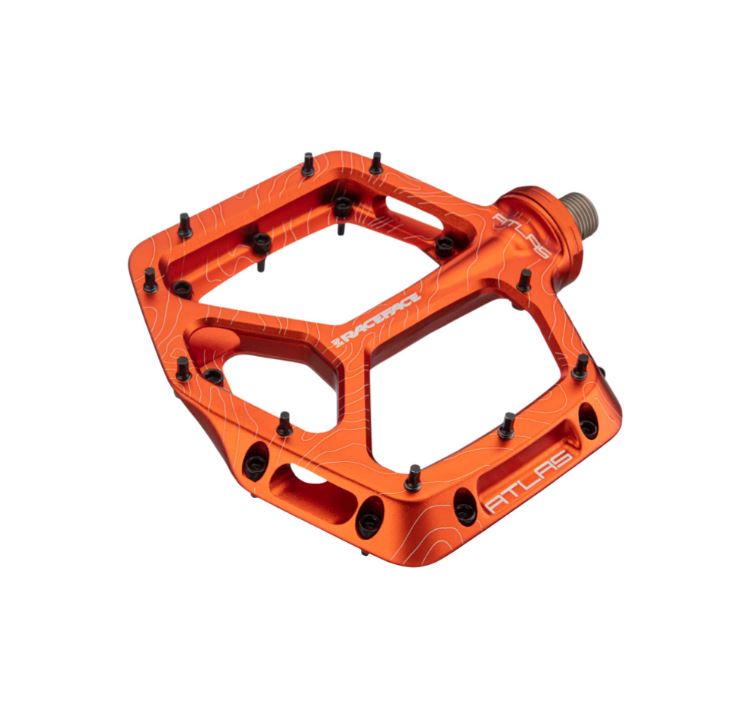 Race Face Atlas Flat Pedals - Orange - 2022
