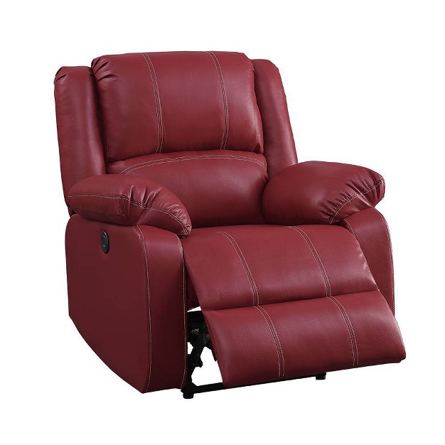 Zuriel Pu Recliner Sofa Acme Furniture