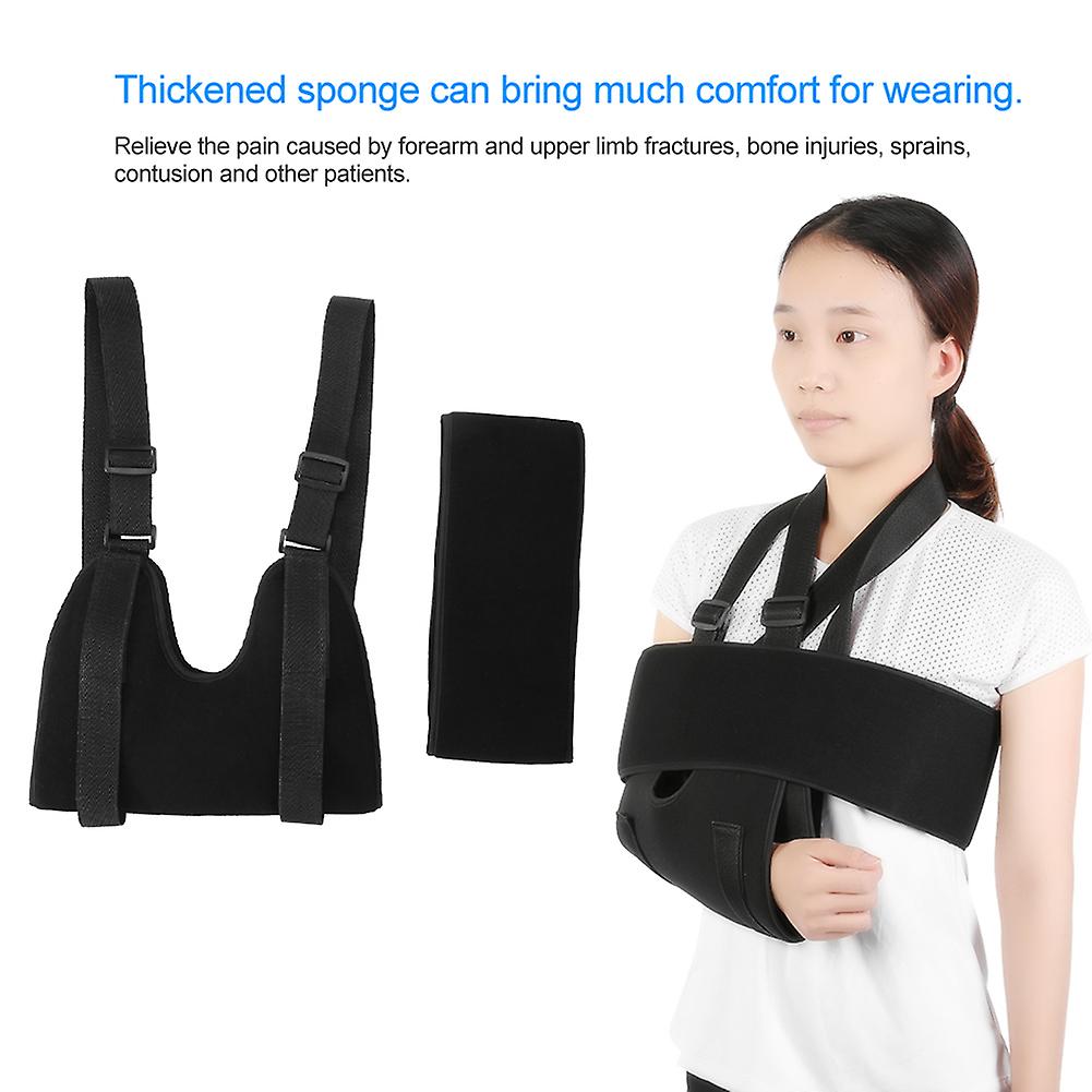 Adjustable Breathable Forearm Elbow Arm Shoulder Sling Brace Fracture Sprain Support Adult