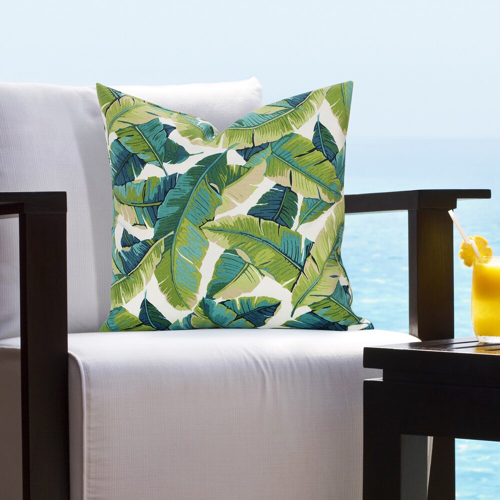 Siscovers Fiji Indoor   Outdoor Tropical Throw Pillow