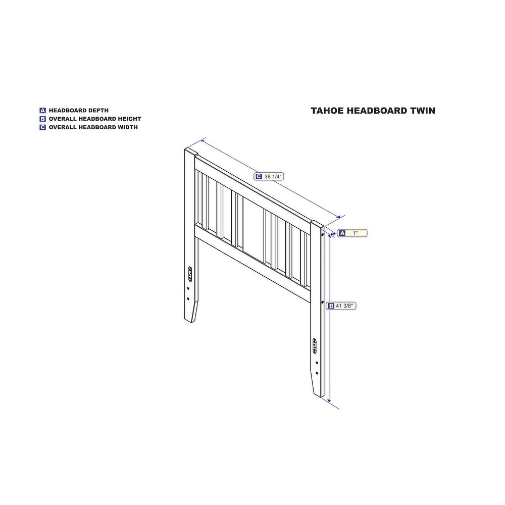 Tahoe Headboard with USB Turbo Charger