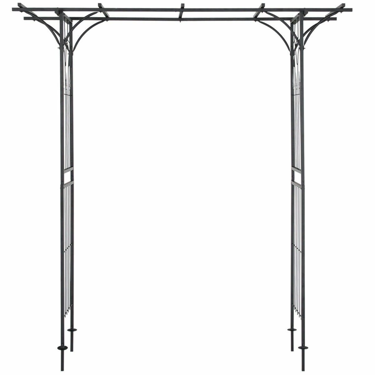 Metal Pergola Garden Arbor Arch Wedding Arch for Outdoor Patio Backyard