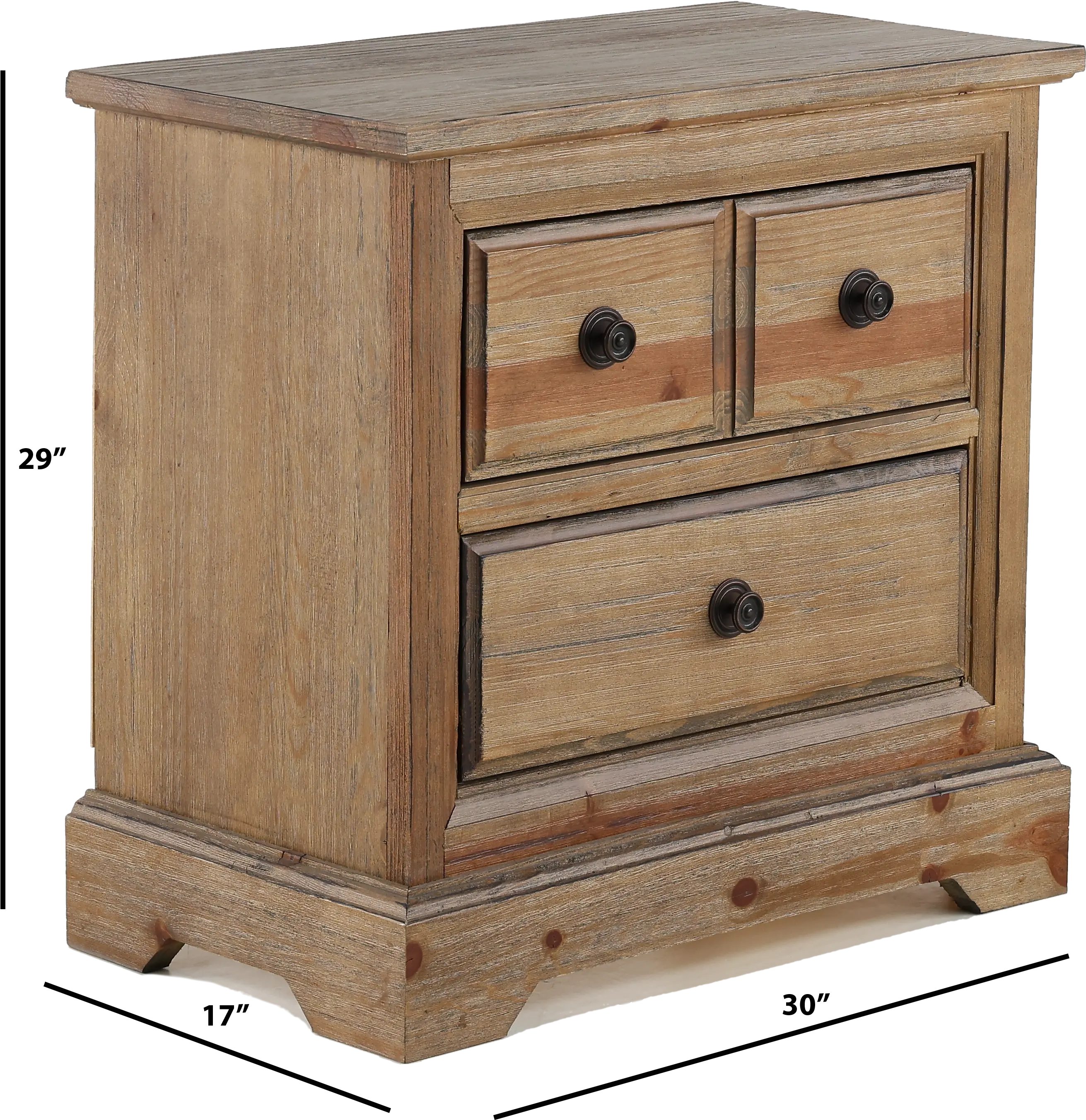 Wildfire Pine Nightstand