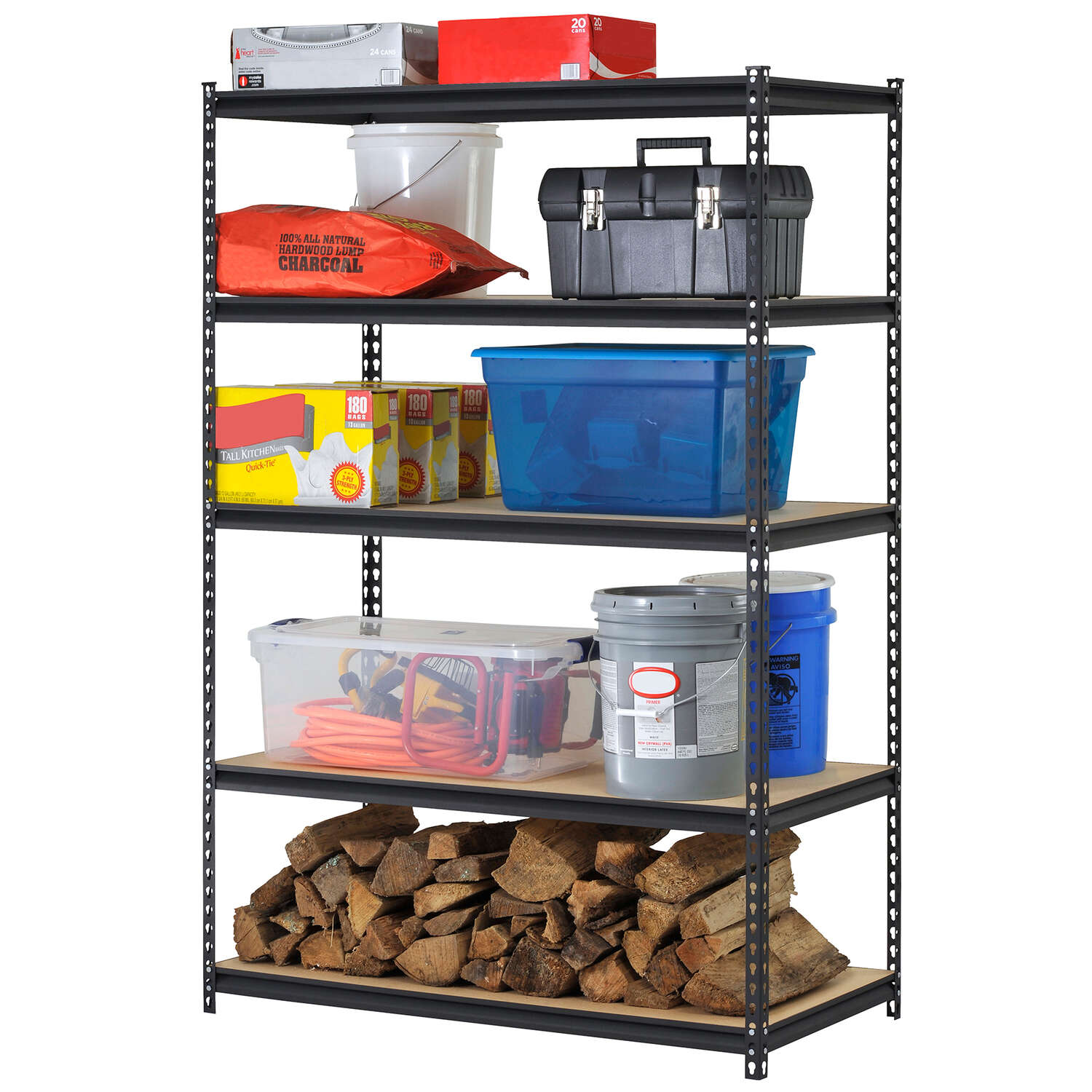 Edsal Muscle Rack 72 in. H X 48 in. W X 24 in. D Steel Shelving Unit