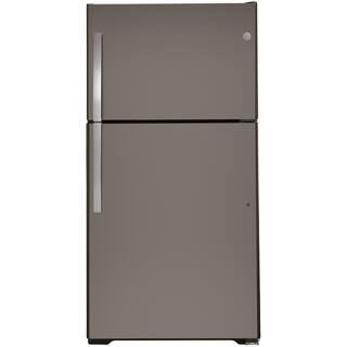 GE 21.9 cu. ft. Top Freezer Refrigerator in Slate Fingerprint Resistant ENERGY STAR GIE22JMNRES