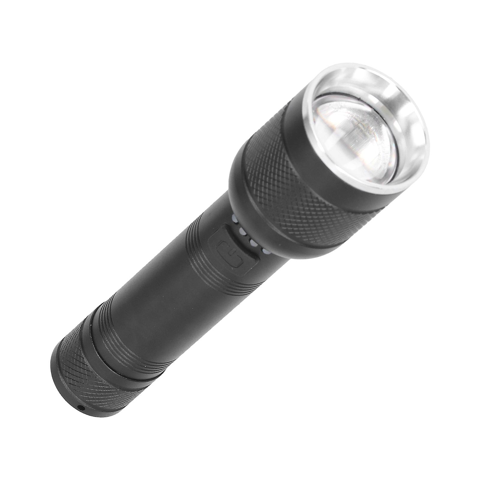 P50 Bright Flashlight Led 4gear Usb Rechargeable Retractable Zoom Durable Torch For Outdoor Night Riding