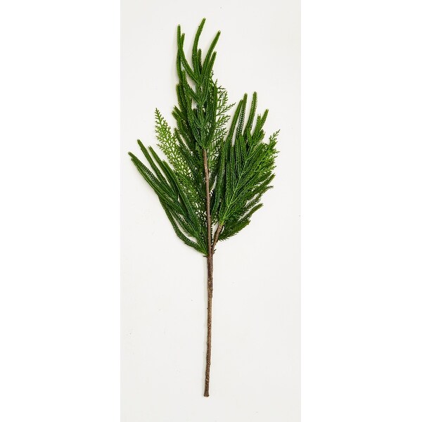 31 Christmas Artificial Evergreen Pine Cedar Spray，Set of 3