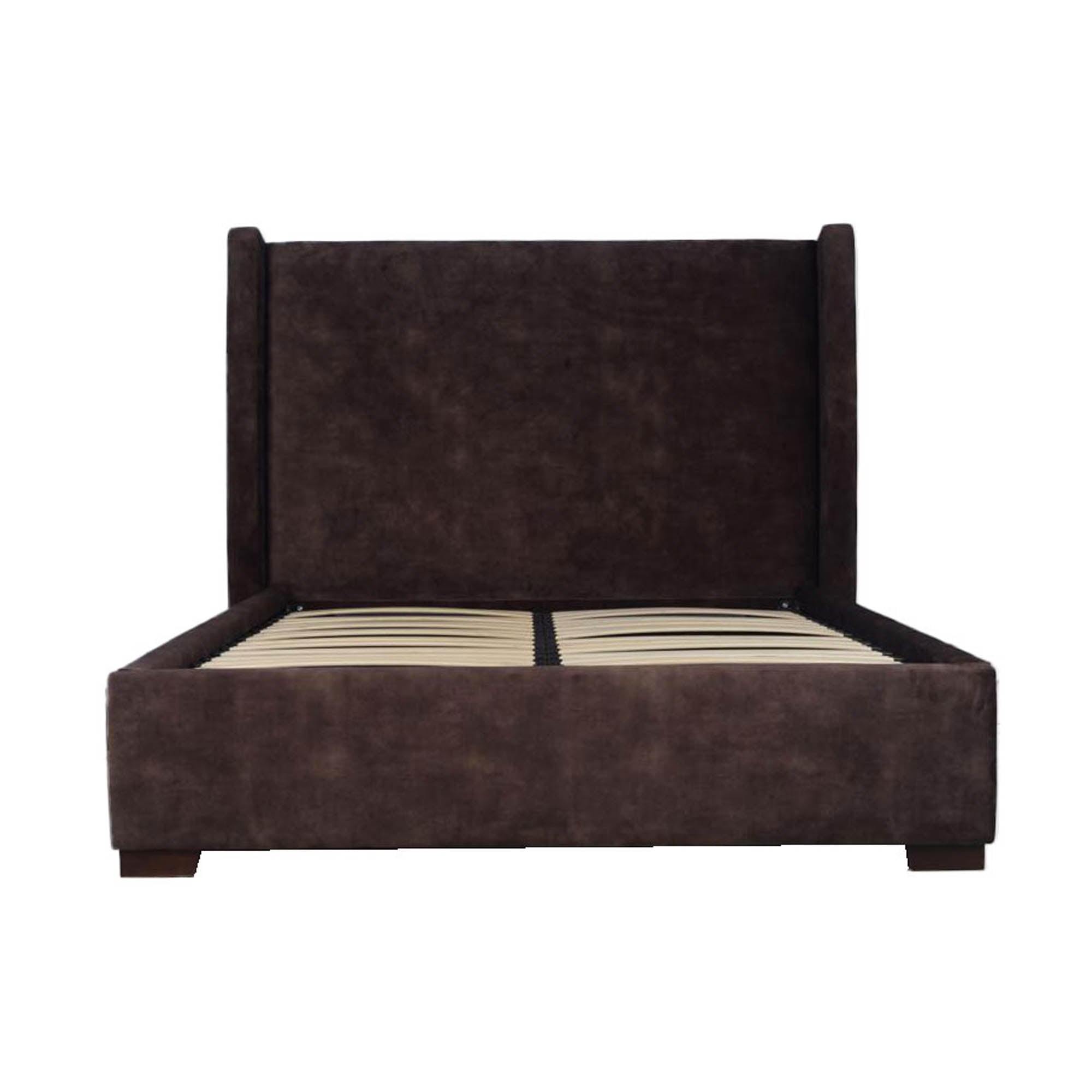 Cora Storage Queen Bed - Velvet Brown