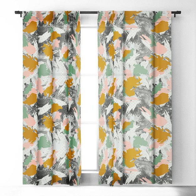 1pc Blackout Window Curtain Panel Deny Designs