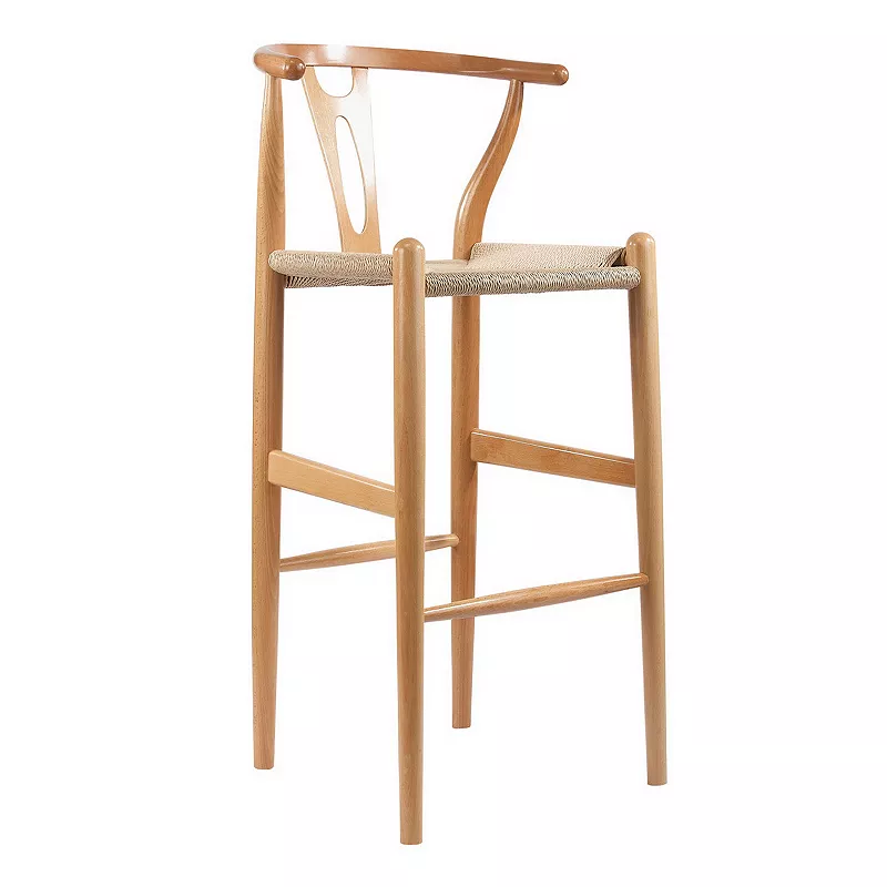 Baxton Studio Wishbone Counter Stool