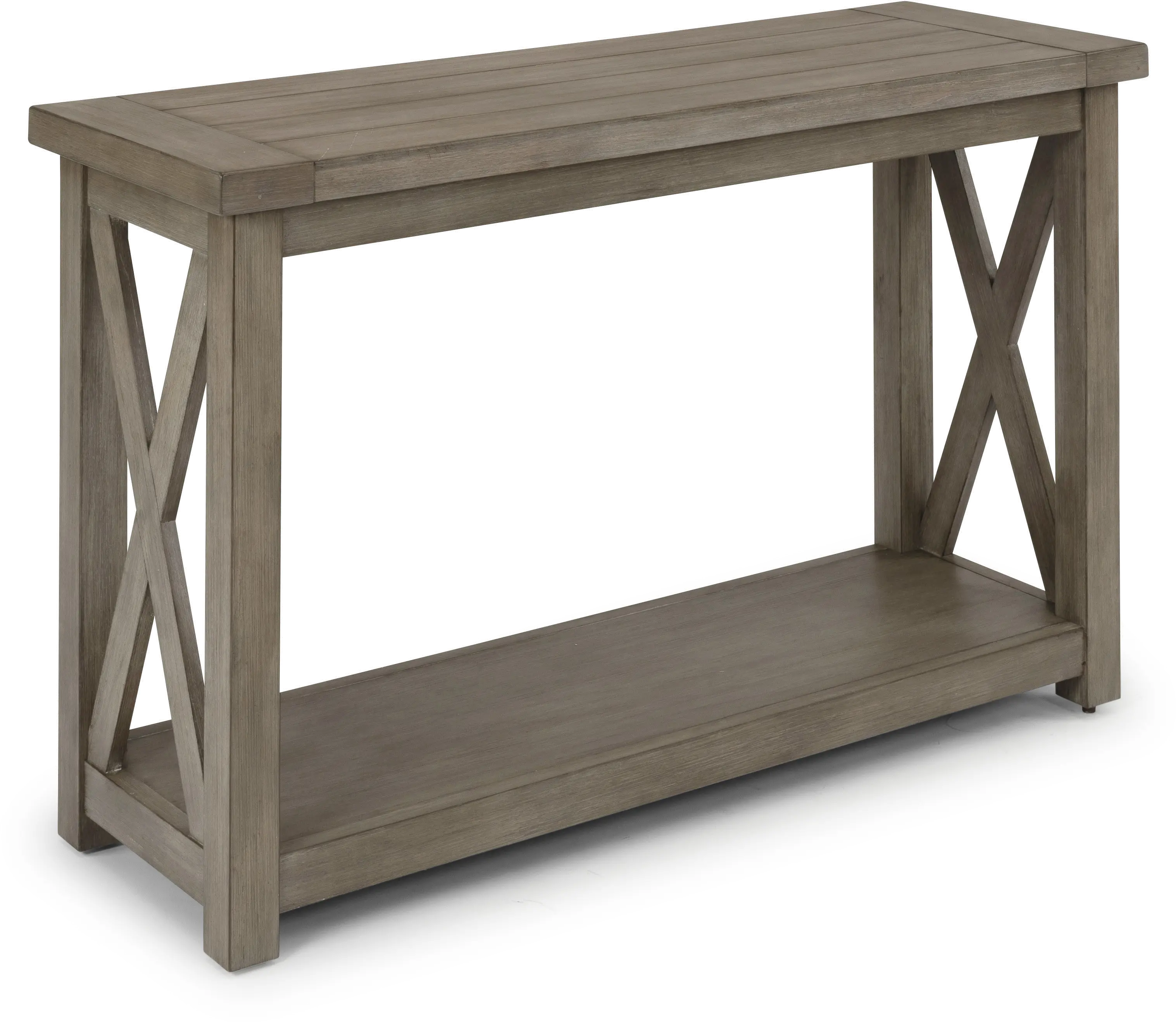 Gray Rustic TV Stand - Mountain Lodge