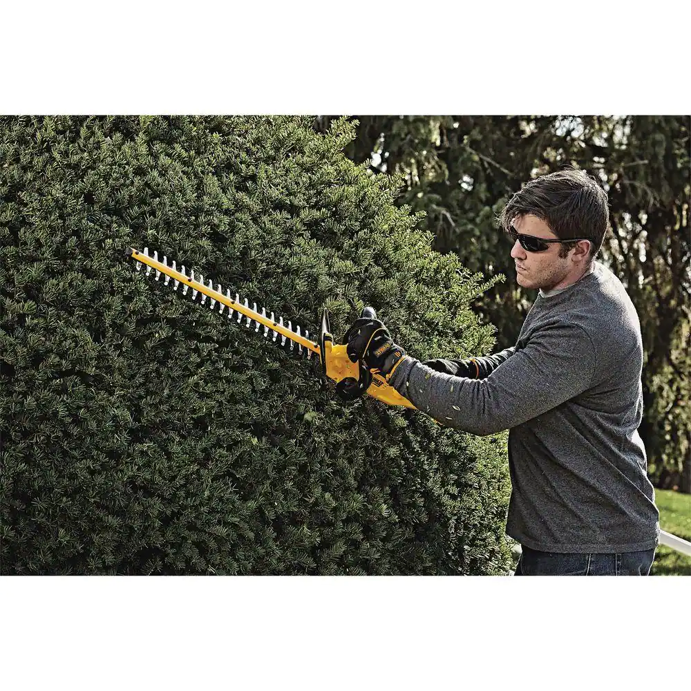 DEWALT DCHT820P1 22 in. 20V MAX Lithium-Ion Cordless Hedge Trimmer with 5.0Ah Battery and Charger Included