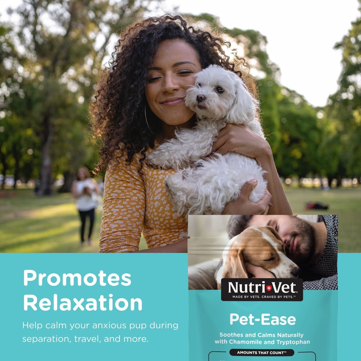 Nutri-Vet Pet-Ease Soft Chews Calming Supplement for Dogs