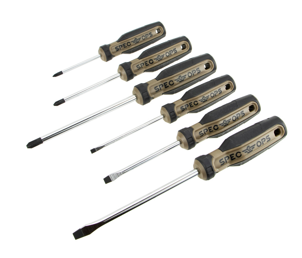 Spec Ops Screwdriver Set 6pc ;