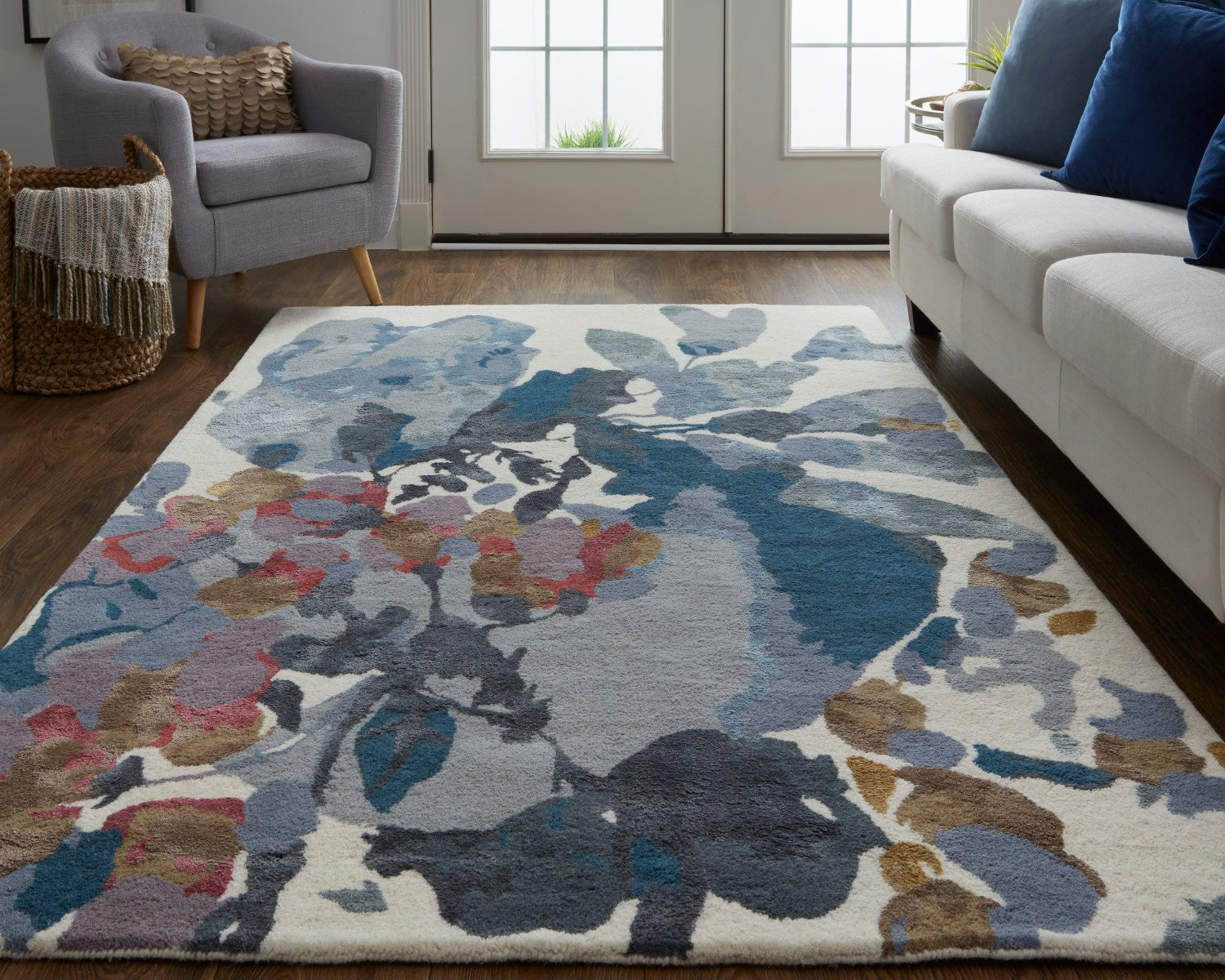 Cerelia Hand Tufted Blue / Multi Rug