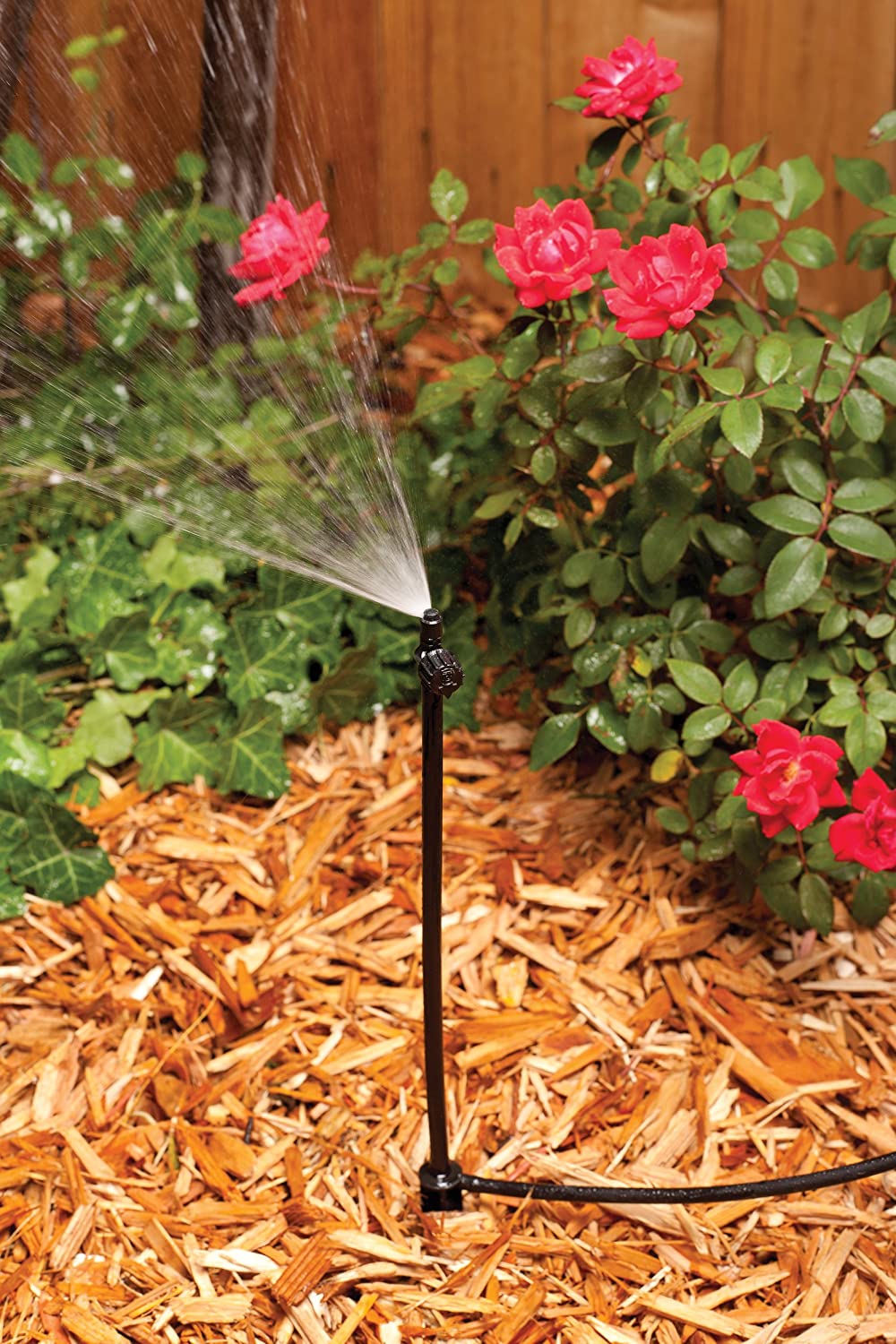 Rain Bird MSSTKTQ1S 90 deg Micro-Spray On Adjustable Height Staked Riser with Quarter Circle Pattern - Pack of 8