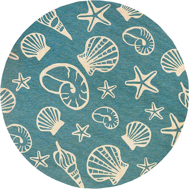 Couristan Outdoor Escape Cardita Shells Indoor Outdoor Rug