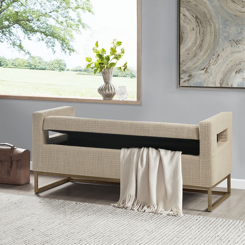 Madison Park Maye Storage Ottoman