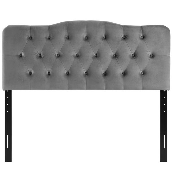 Carson Carrington Labbetorp Twin Diamond Tufted Velvet Headboard - - 28502190