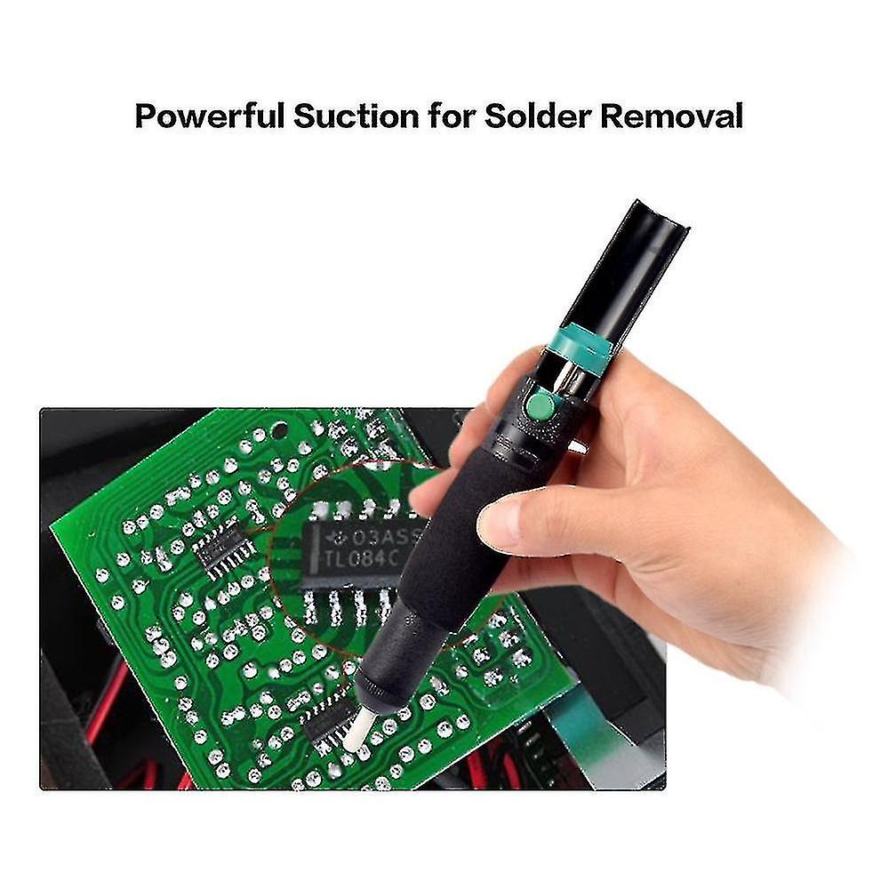 Desoldering Pump Suction Tin Gun Soldering Sucker Pen Removal Vacuum Soldering Iron Desolder Hand We