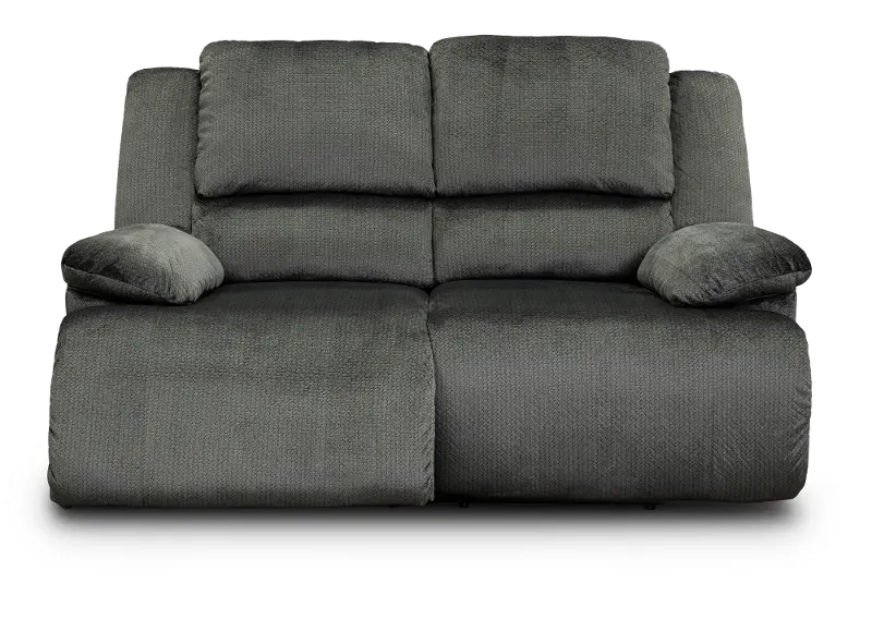 Clonmel Gray Reclining Love Seat