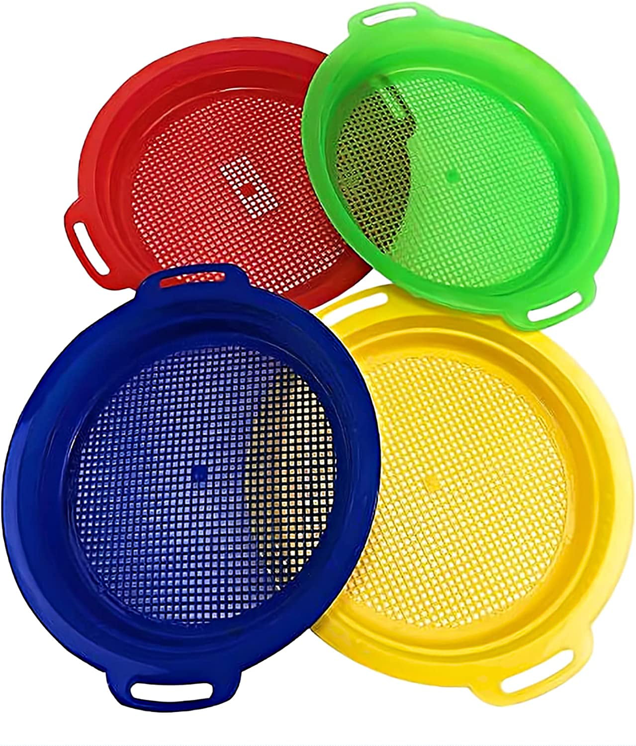 Beach Sand Sifter Sieves Toys Set,Sand Sifter for Backyard Park Beach Complete Gift Set for Kids Boys Girls