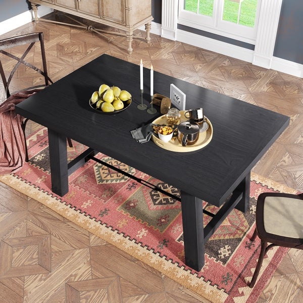 Wood Dining Table Kitchen Furniture Rectangular Table