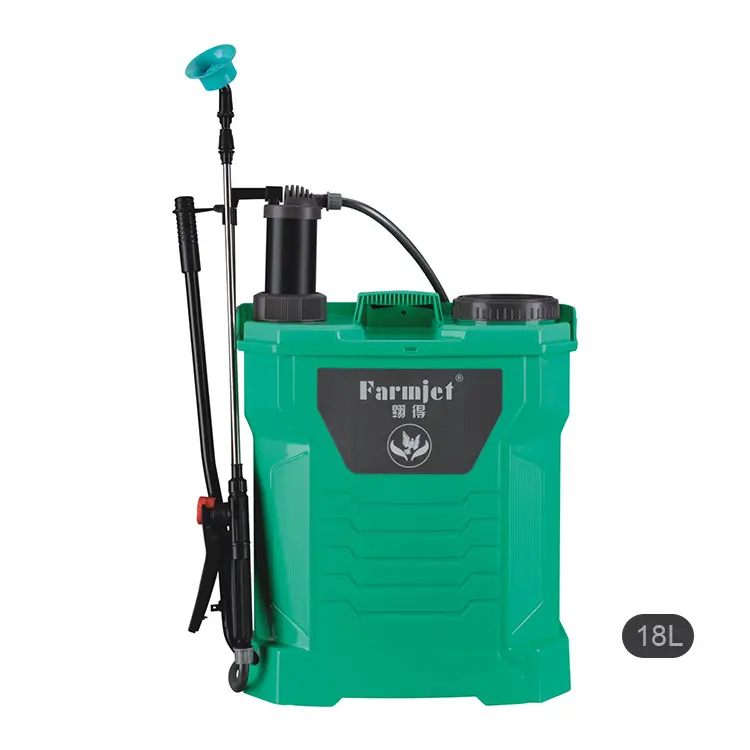 Farmjet 2021 Newest Style High Quality Manual Pressure Pump Agriculture Knapsack Manual Sprayer With Free Nozzle