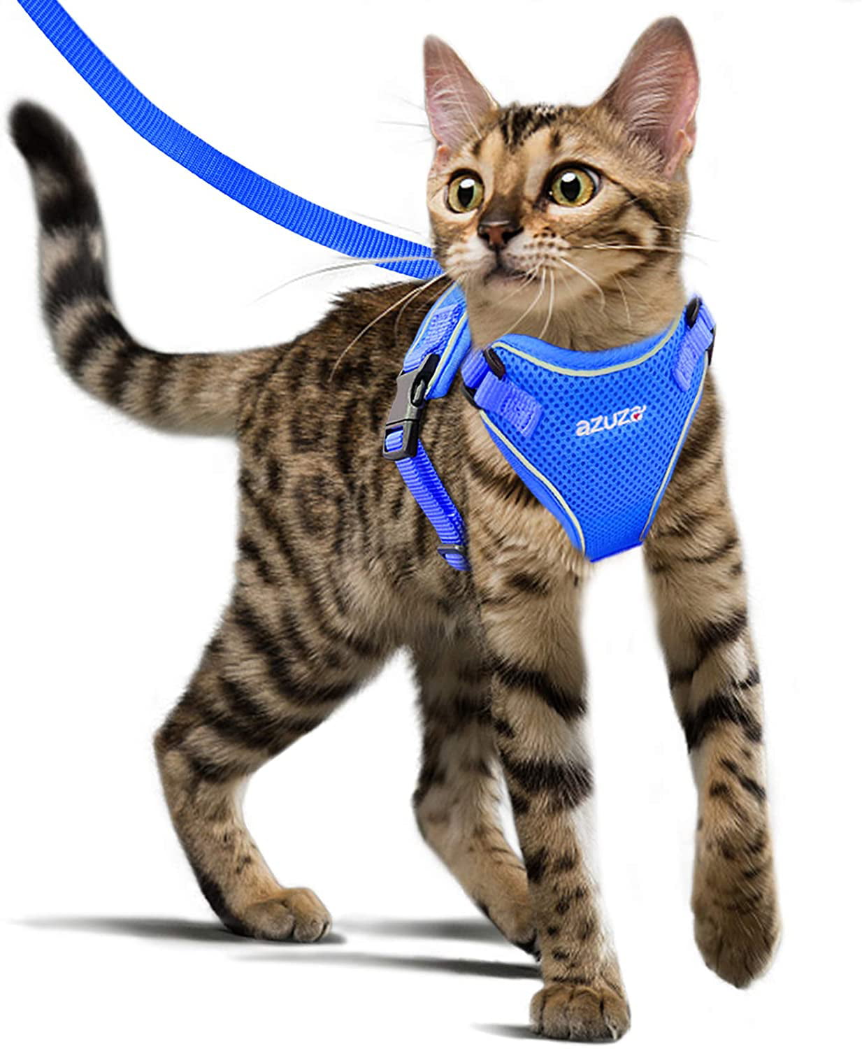 Cat Harness and Leash Proof Reflective for Adult Cats Soft and Breathable Vest