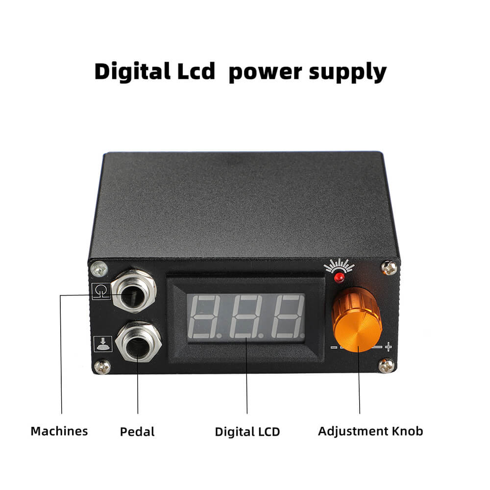 Bluerockt Digital LCD Tattoo Power Supply