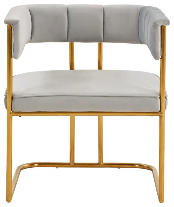 Clara Modern Light Gray Dining Chair  Set of 2   Contemporary   Dining Chairs   by V.S.D Furniture  Houzz