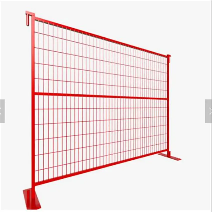 China supply 6ftx9.5ft canada temporary construction fence panels wire mesh fencing