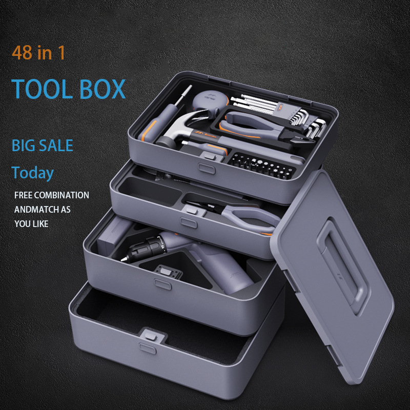 New 48 In 1 Tool Box