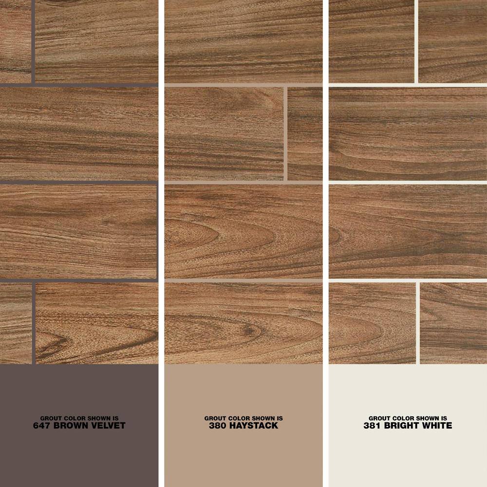 Daltile Baker Wood Walnut 6 in. x 24 in. Glazed Porcelain Floor and Wall Tile (392.85 sq. ft.Pallet) BK10624HDPL1PR