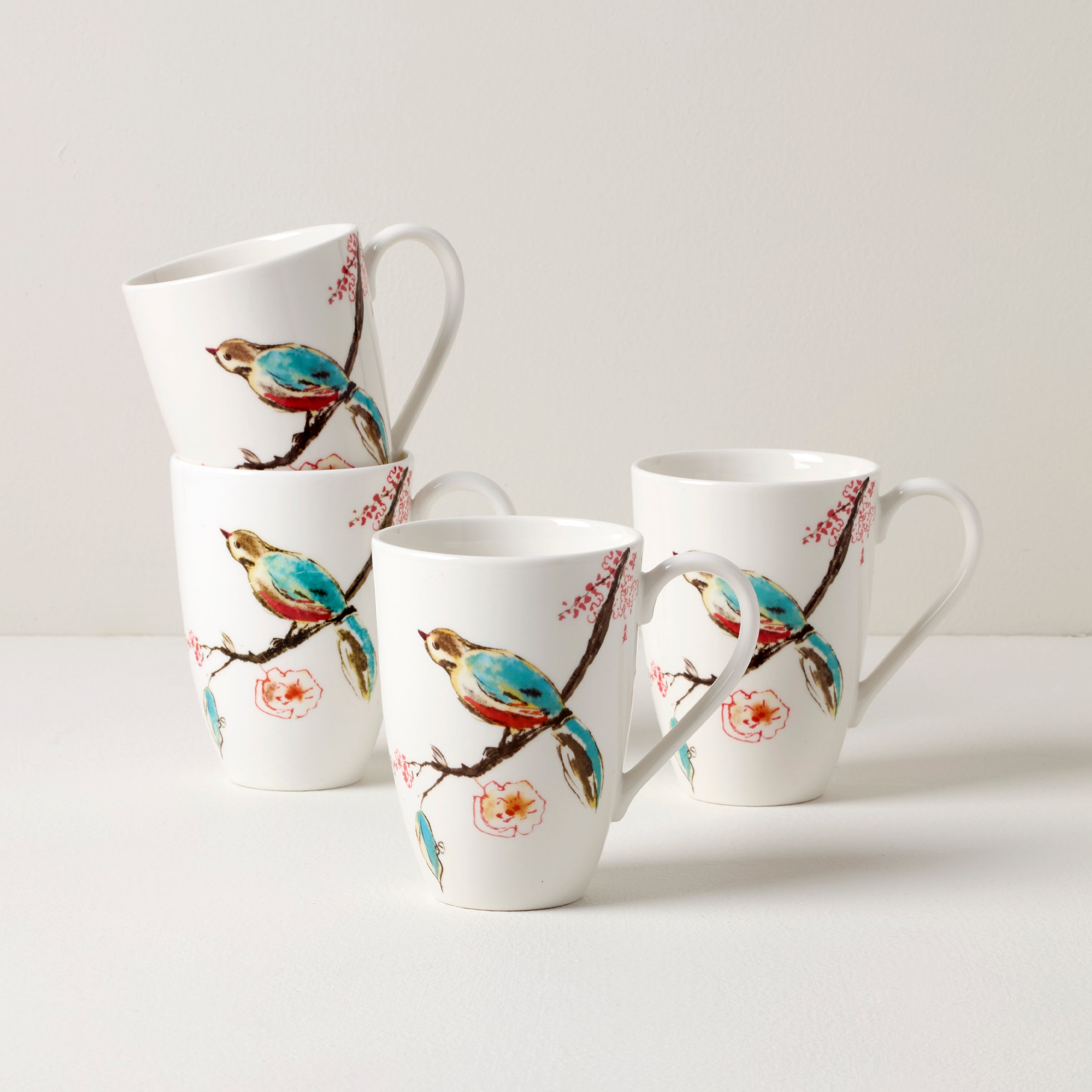 Chirp Mugs, Set of 4