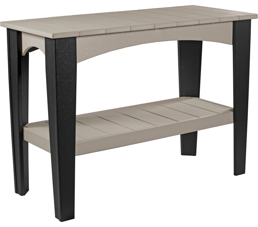 Poly Island Buffet Table   Transitional   Outdoor Dining Tables   by Furniture Barn USA  Houzz