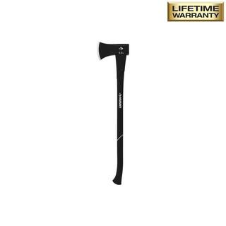 Husky 3.5 lbs. Premium Single Bit Michigan Axe with 34 in. Fiberglass Handle HD-F350SB