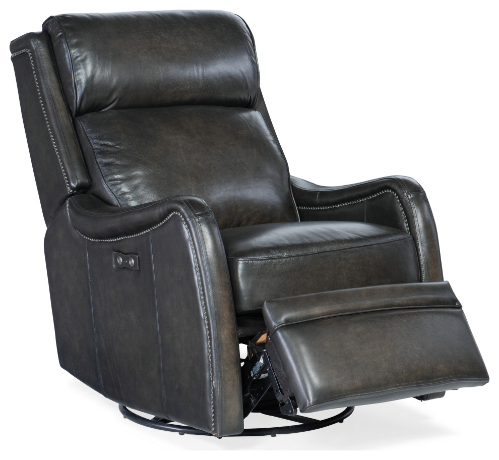 Stark PWR Swivel Glider Recliner   Contemporary   Gliders   by Hooker Furniture  Houzz