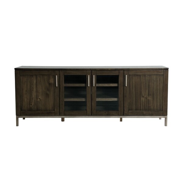 Abbyson Marty 72 Inch Wood Media Console - 72 Inch