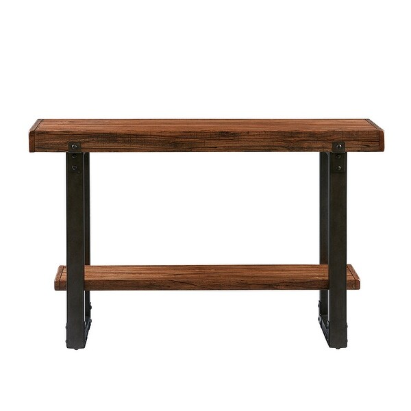 Console Table Narrow Wood Accent Sofa Table Entryway Table with Storage Shelf for Entryway， Front Hall， Hallway， Living Room