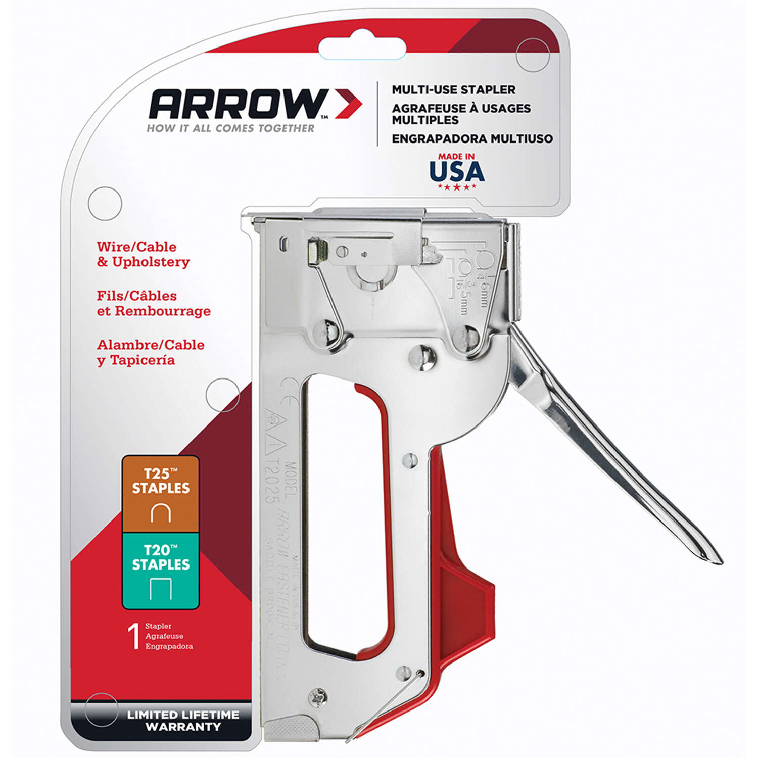 Arrow 5/16 in. Flat， Round Stapler and Tacker