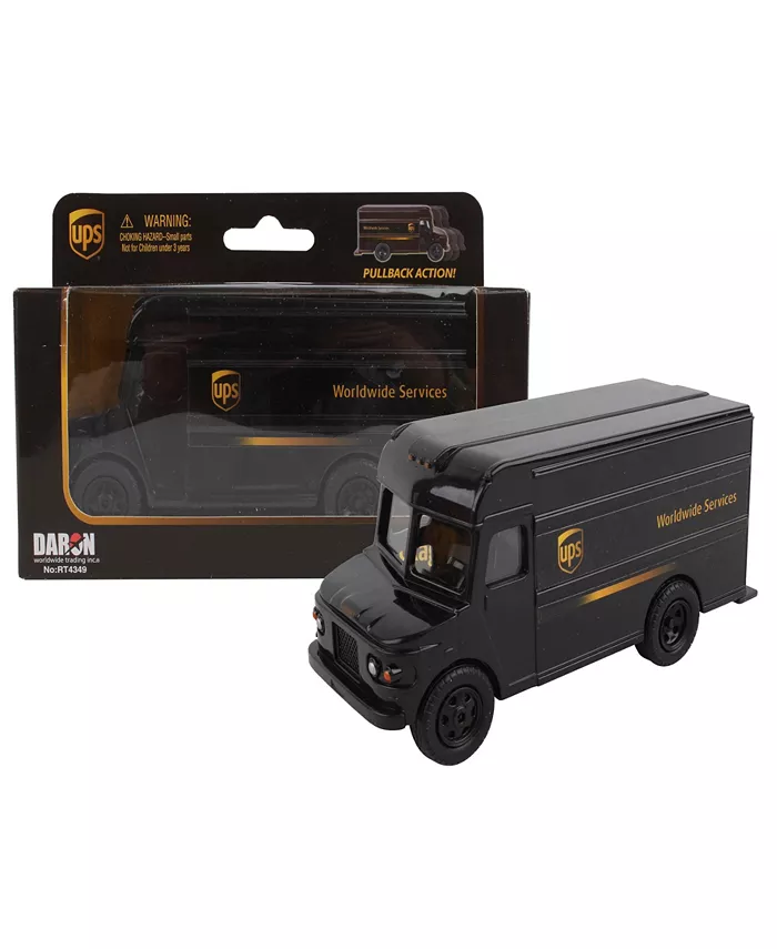 UPS Pullback Package Truck Daron Model