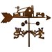 SWEN Products Inc Farm Scene with Ford Tractor Copper-coated Steel Weathervane