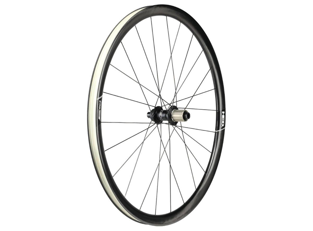 HED Wheels Emporia GC3 Performance 700c Carbon Clincher Disc Gravel Wheel - Rear