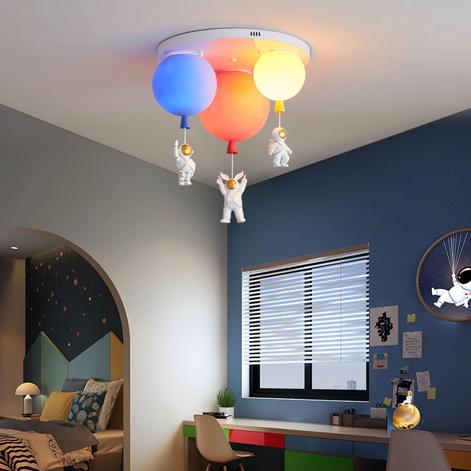 Frosted Balloon Combination Ceiling Lamp