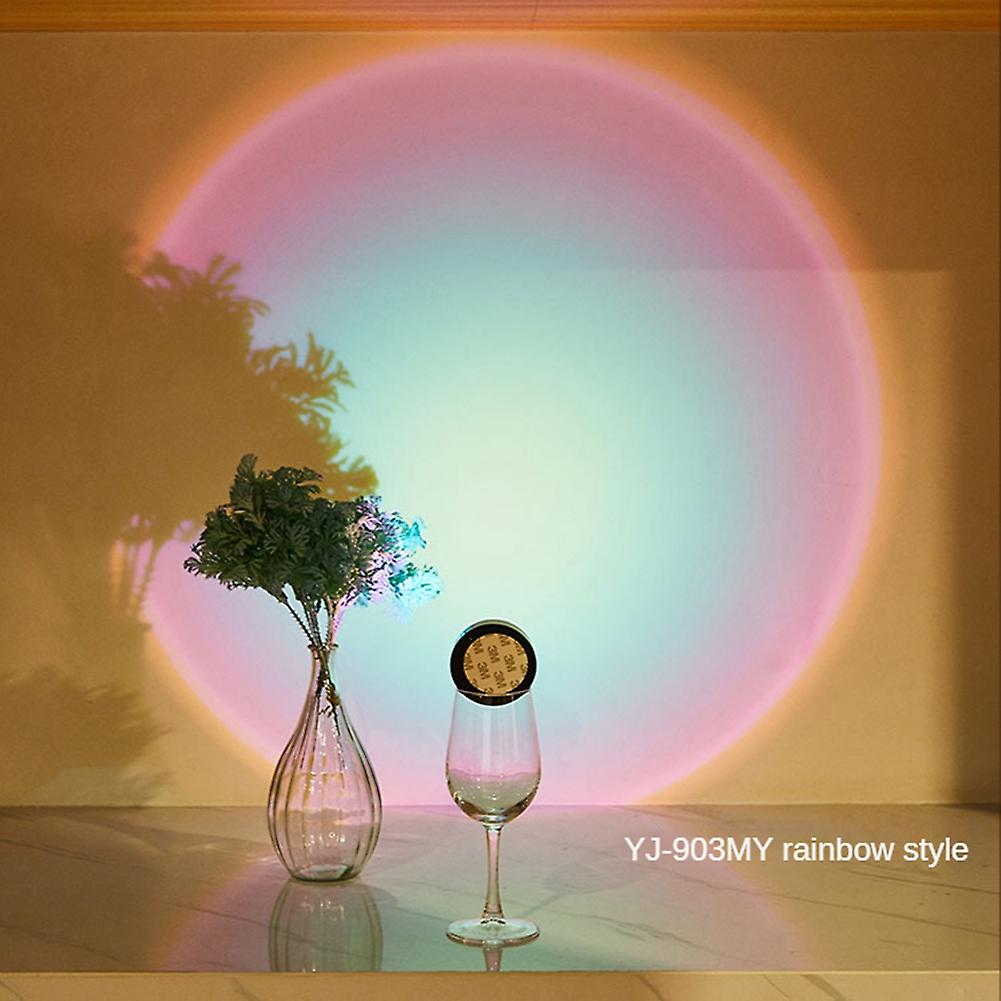 Wireless Sunset Lamp Night Light Projector Deoration Home Wall Lamp Led Lights For Room Kitchen Dis