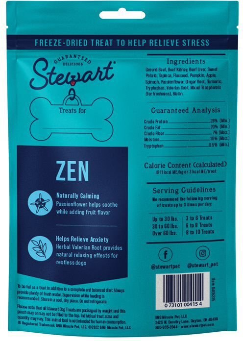 Stewart Zen Beef and Pumpkin Recipe Grain-Free Freeze Dried Dog Treat