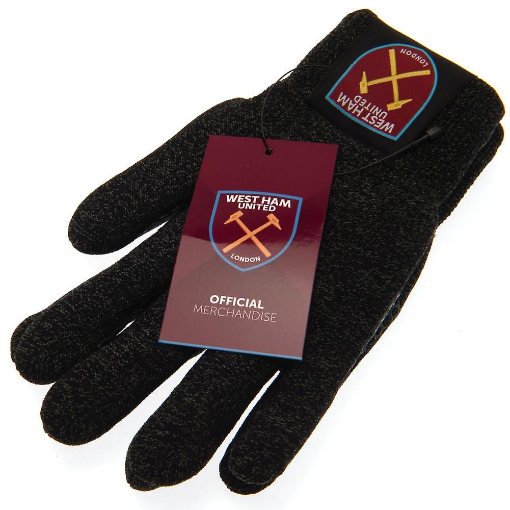 West Ham United FC Luxury Touchscreen Gloves Youths