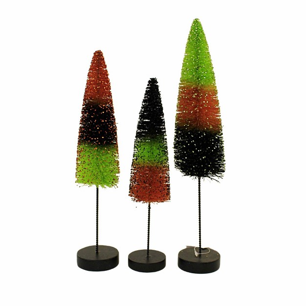 Bethany Lowe Tricks And Treats Trees Three Trees 12 0 Inches Halloween Tri colored Lc2578 Sisal Multicolored