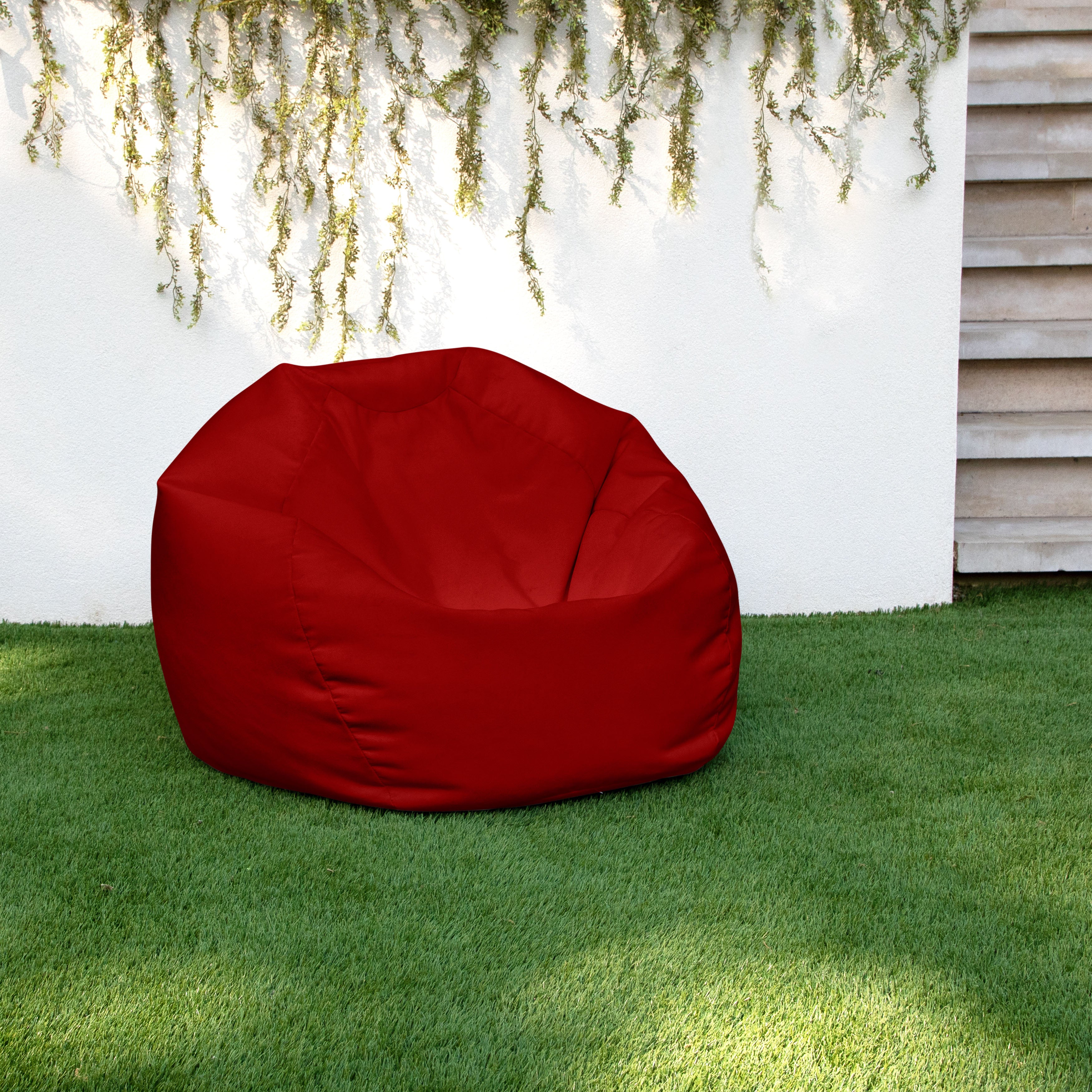 Sorra Home Red Bean Bag Comfy Chair for All Ages